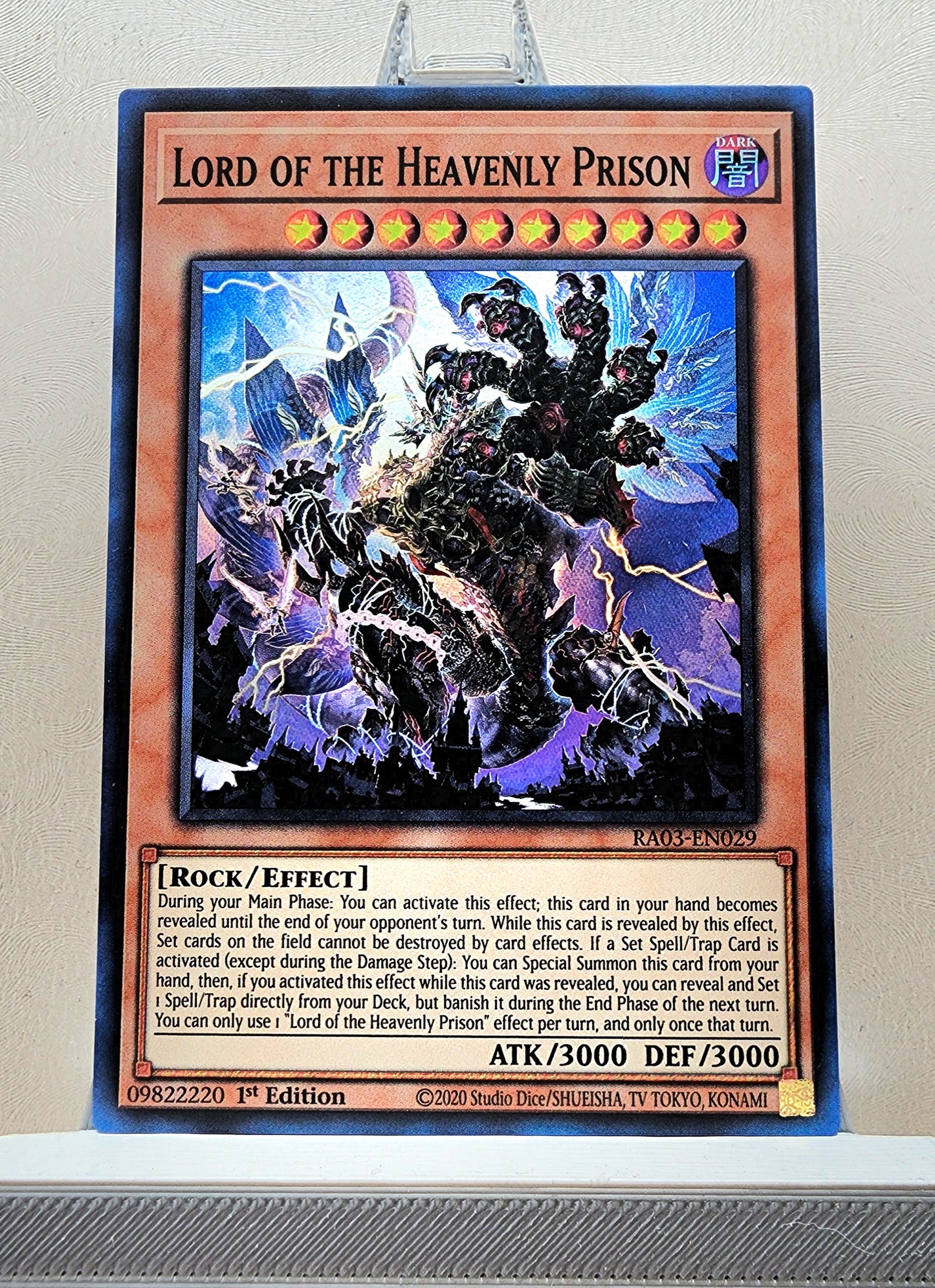 Yugioh! 1x Lord of the Heavenly Prison (RA03 - Super Rare) 1st Edition