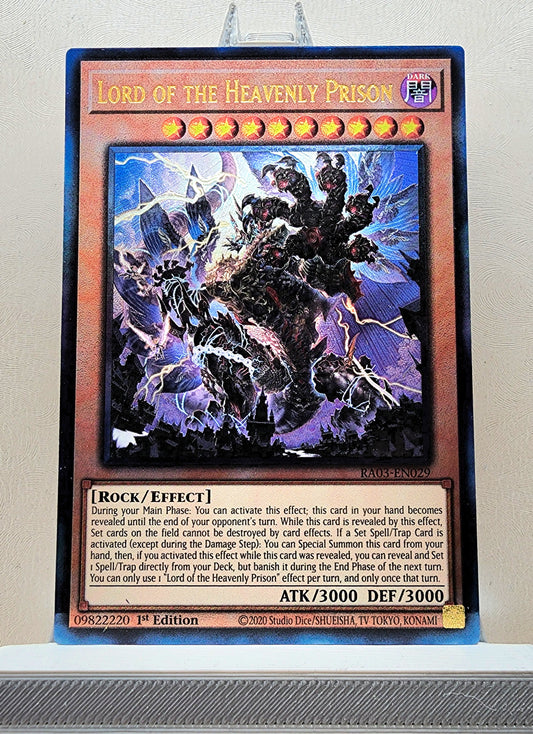 Yugioh! 1x Lord of the Heavenly Prison (RA03 - Prismatic Ultimate Rare) 1st Edition