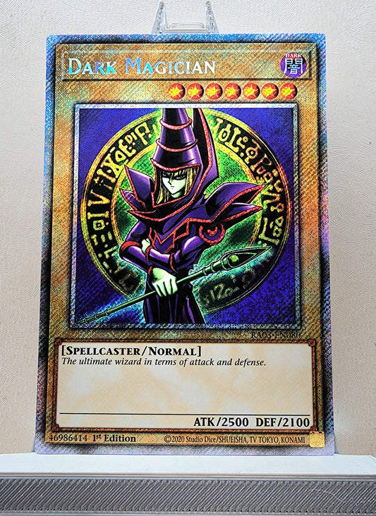 Yugioh! 1x Dark Magician (RA03 - Platinum Secret Rare) 1st Edition