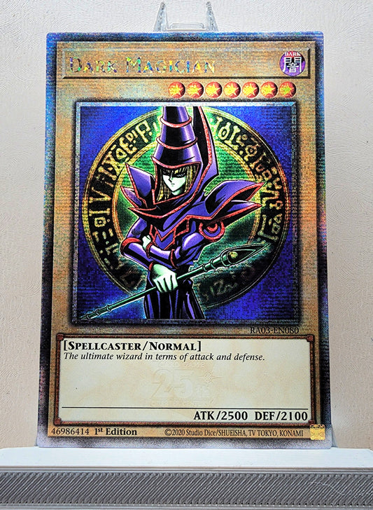 Yugioh! 1x Dark Magician (RA03 - Quarter Century Secret Rare) 1st Edition