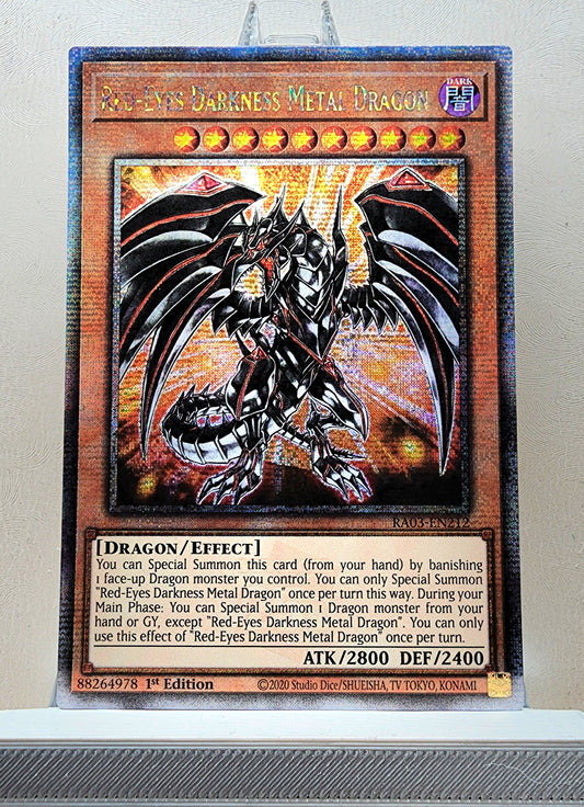 Yugioh! 1x Red-Eyes Darkness Metal Dragon (RA03 - Quarter Century Secret Rare) 1st Edition