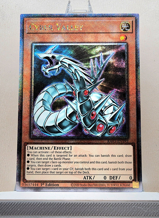 Yugioh! 1x Cyber Valley (RA03 - Quarter Century Secret Rare) 1st Edition