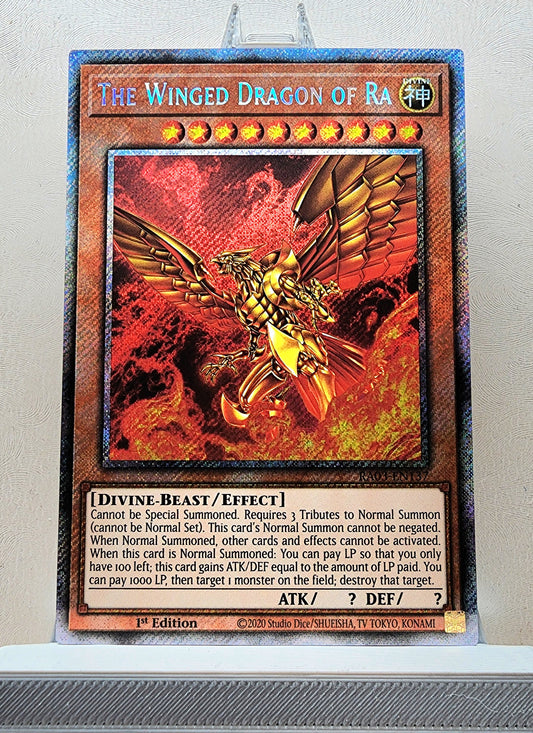 Yugioh! 1x The Winged Dragon of Ra (RA03 - Platinum Secret Rare) 1st Edition