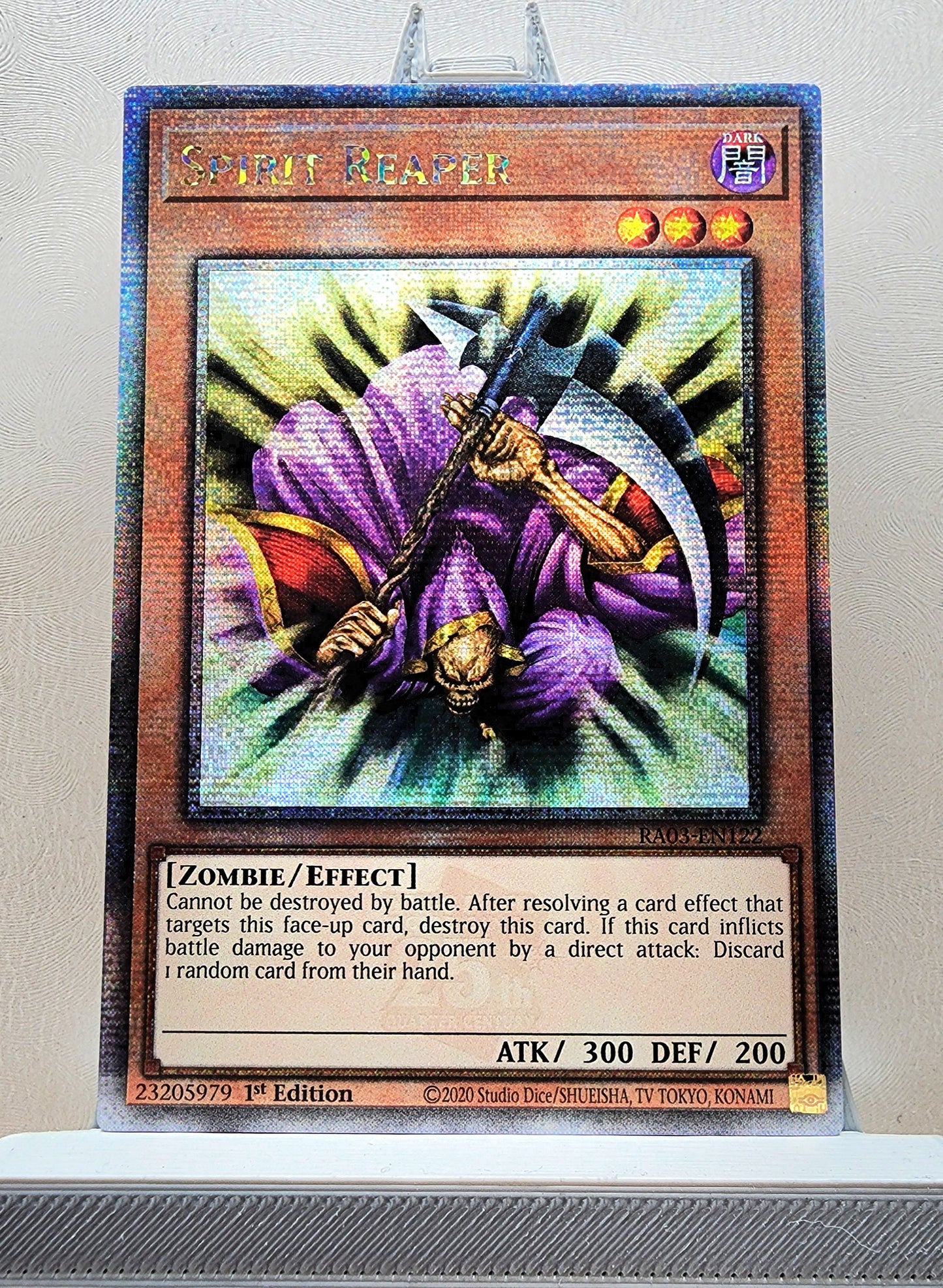 Yugioh! 1x Spirit Reaper (RA03 - Quarter Century Secret Rare) 1st Edition