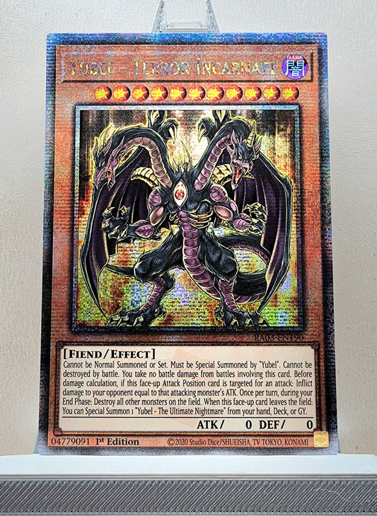 Yugioh! 1x Yubel - Terror Incarnate (RA03 - Quarter Century Secret Rare) 1st Edition