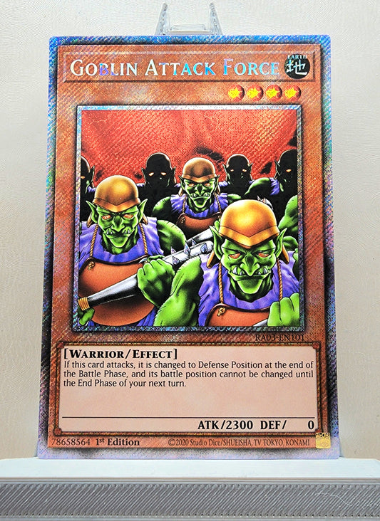 Yugioh! 1x Goblin Attack Force (RA03 - Platinum Secret Rare) 1st Edition