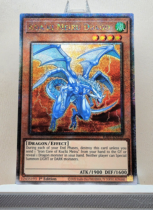 Yugioh! 1x Koa'ki Meiru Drago (RA03 - Quarter Century Secret Rare) 1st Edition