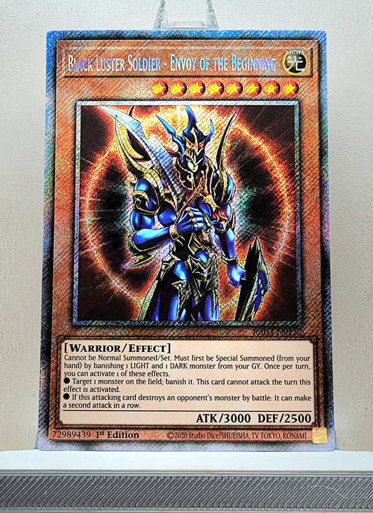 Yugioh! 1x Black Luster Soldier - Envoy of the Beginning (RA03 - Platinum Secret Rare) 1st Edition