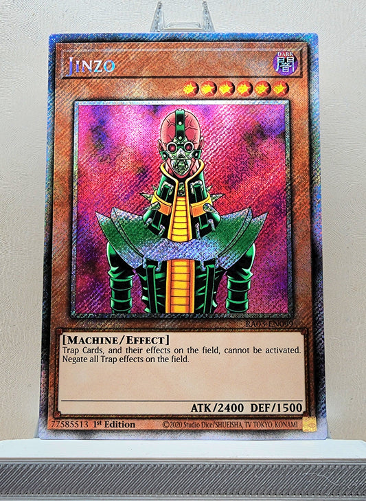 Yugioh! 1x Jinzo (RA03 - Platinum Secret Rare) 1st Edition