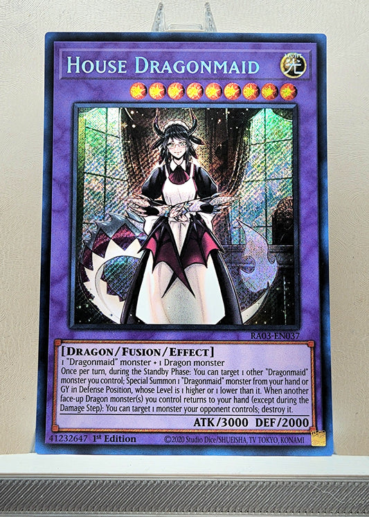 Yugioh! 1x House Dragonmaid (RA03 - Secret Rare) 1st Edition