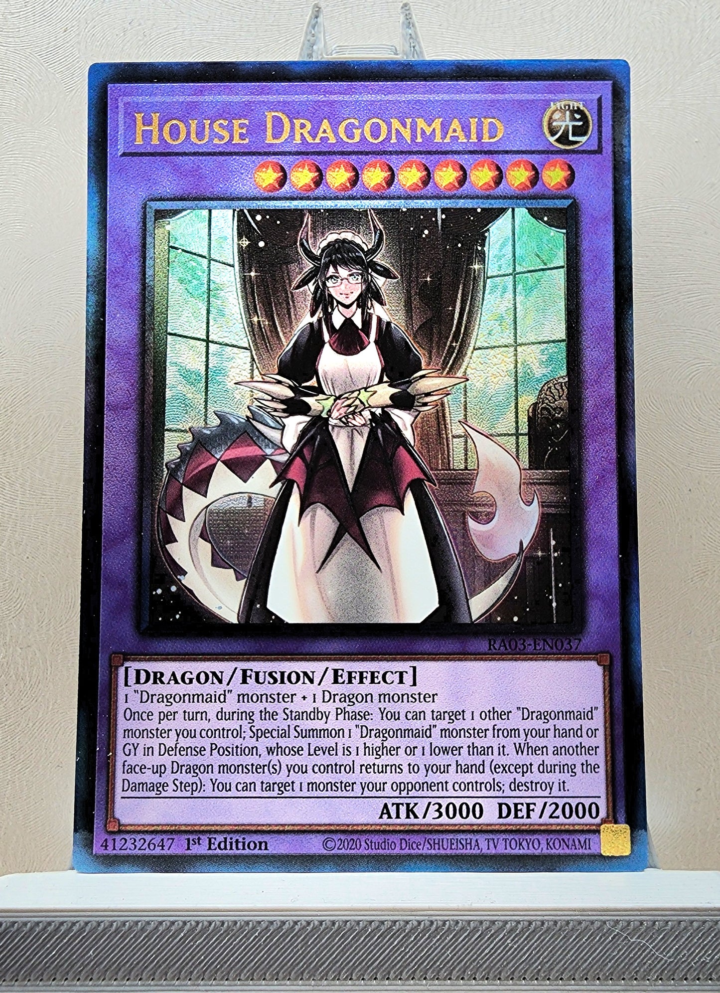 Yugioh! 1x House Dragonmaid (RA03 - Prismatic Ultimate Rare) 1st Edition