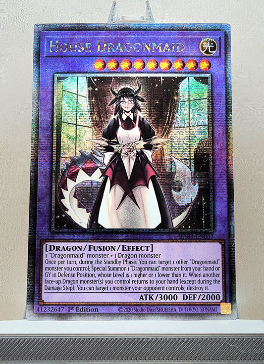 Yugioh! 1x House Dragonmaid (RA03 - Quarter Century Secret Rare) 1st Edition