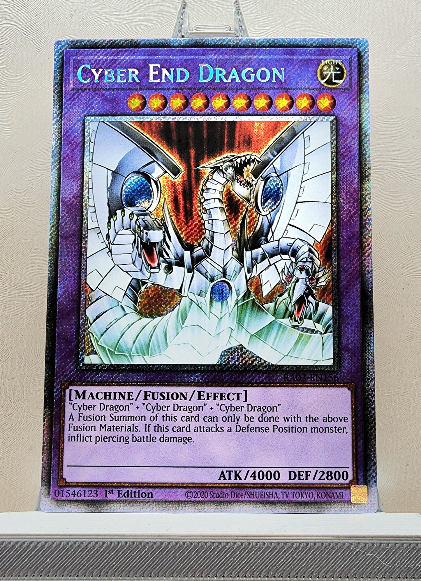 Yugioh! 1x Cyber End Dragon (RA03 - Platinum Secret Rare) 1st Edition