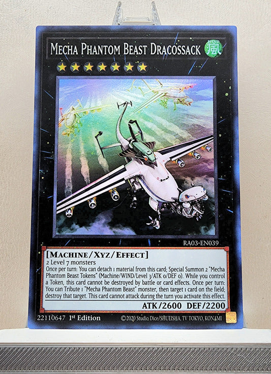 Yugioh! 1x Mecha Phantom Beast Dracossack (RA03 - Super Rare) 1st Edition