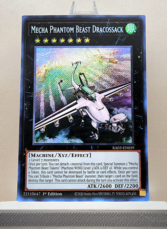 Yugioh! 1x Mecha Phantom Beast Dracossack (RA03 - Secret Rare) 1st Edition