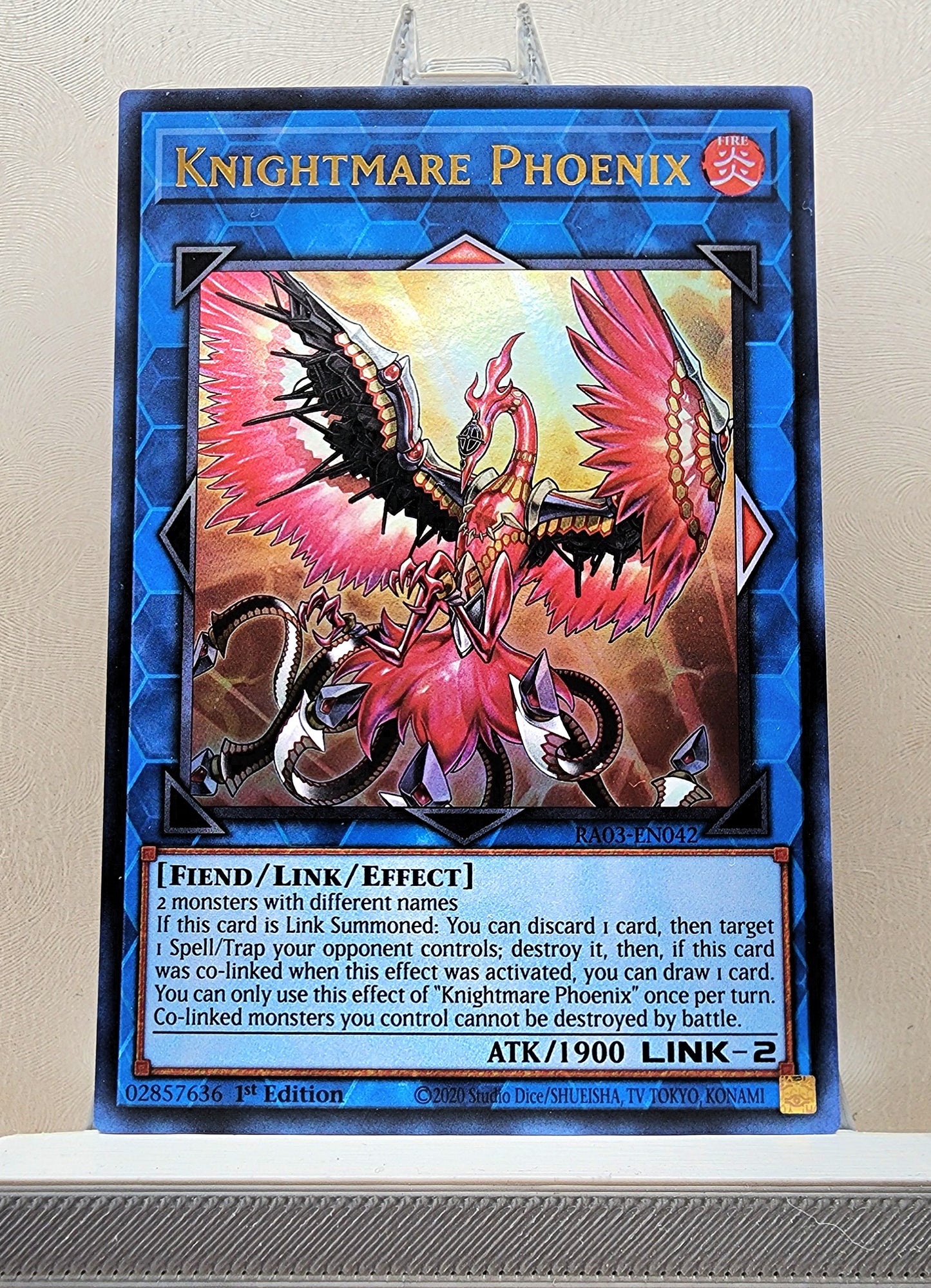 Yugioh! 1x Knightmare Phoenix (RA03 - Ultra Rare) 1st Edition