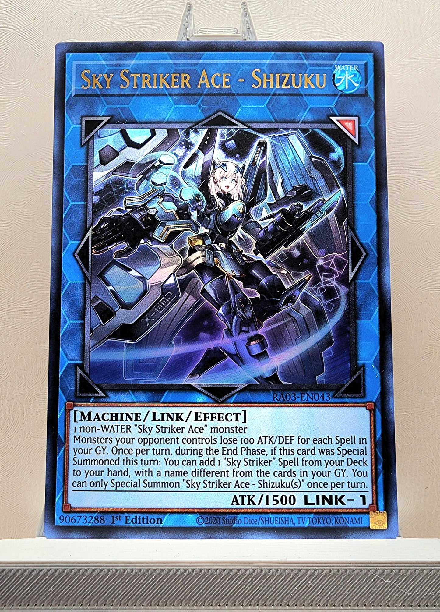 Yugioh! 1x Sky Striker Ace - Shizuku (RA03 - Ultra Rare) 1st Edition