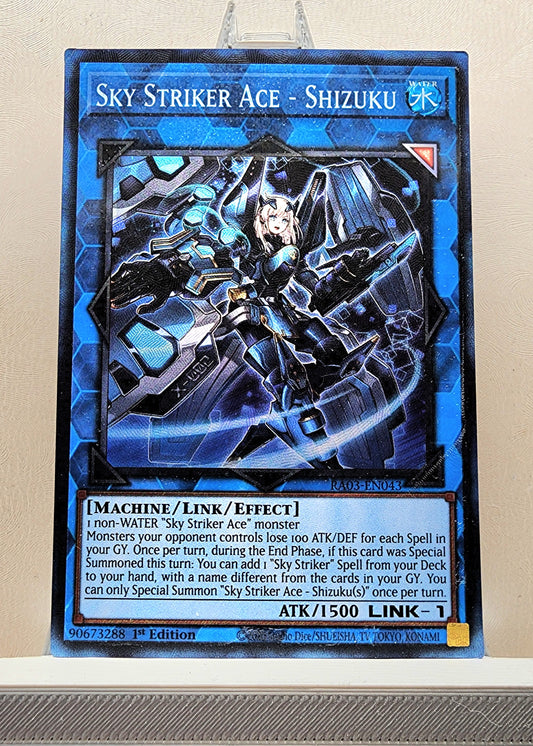 Yugioh! 1x Sky Striker Ace - Shizuku (RA03 - Prismatic Collectors Rare) 1st Edition