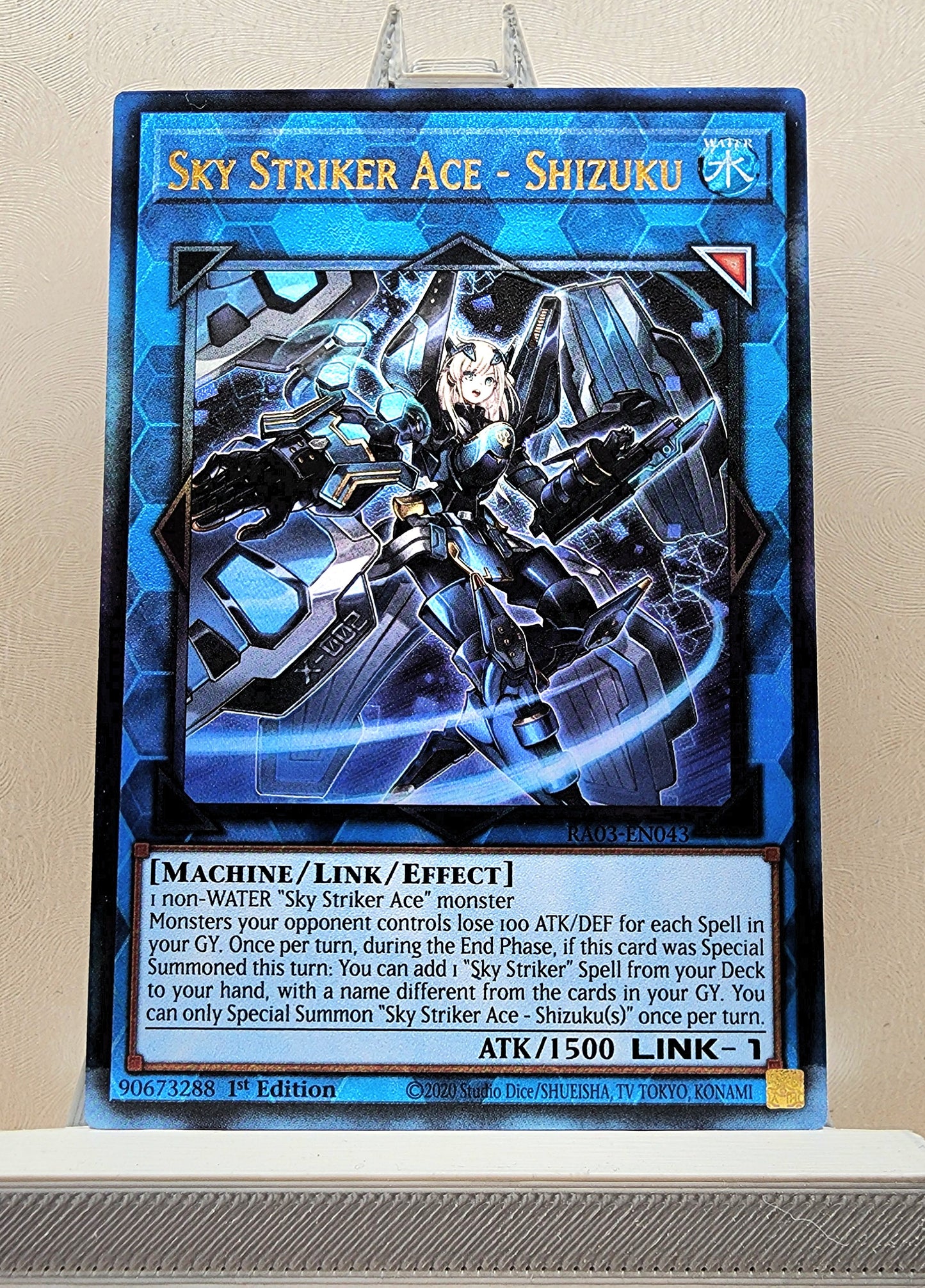 Yugioh! 1x Sky Striker Ace - Shizuku (RA03 - Prismatic Ultimate Rare) 1st Edition