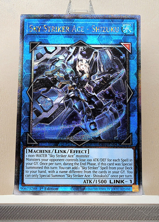 Yugioh! 1x Sky Striker Ace - Shizuku (RA03 - Quarter Century Secret Rare) 1st Edition