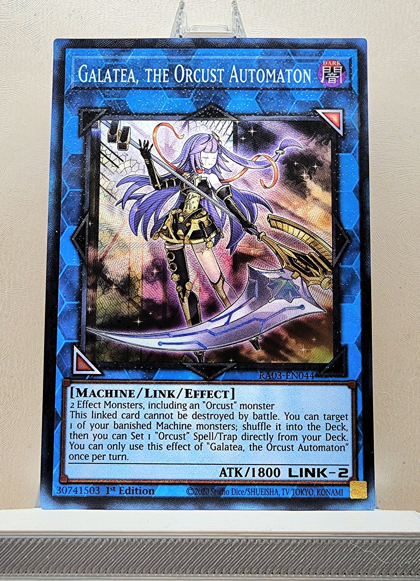 Yugioh! 1x Galatea, the Orcust Automaton (RA03 - Prismatic Collectors Rare) 1st Edition