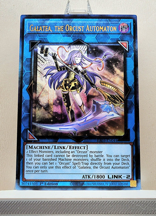 Yugioh! 1x Galatea, the Orcust Automaton (RA03 - Prismatic Ultimate Rare) 1st Edition