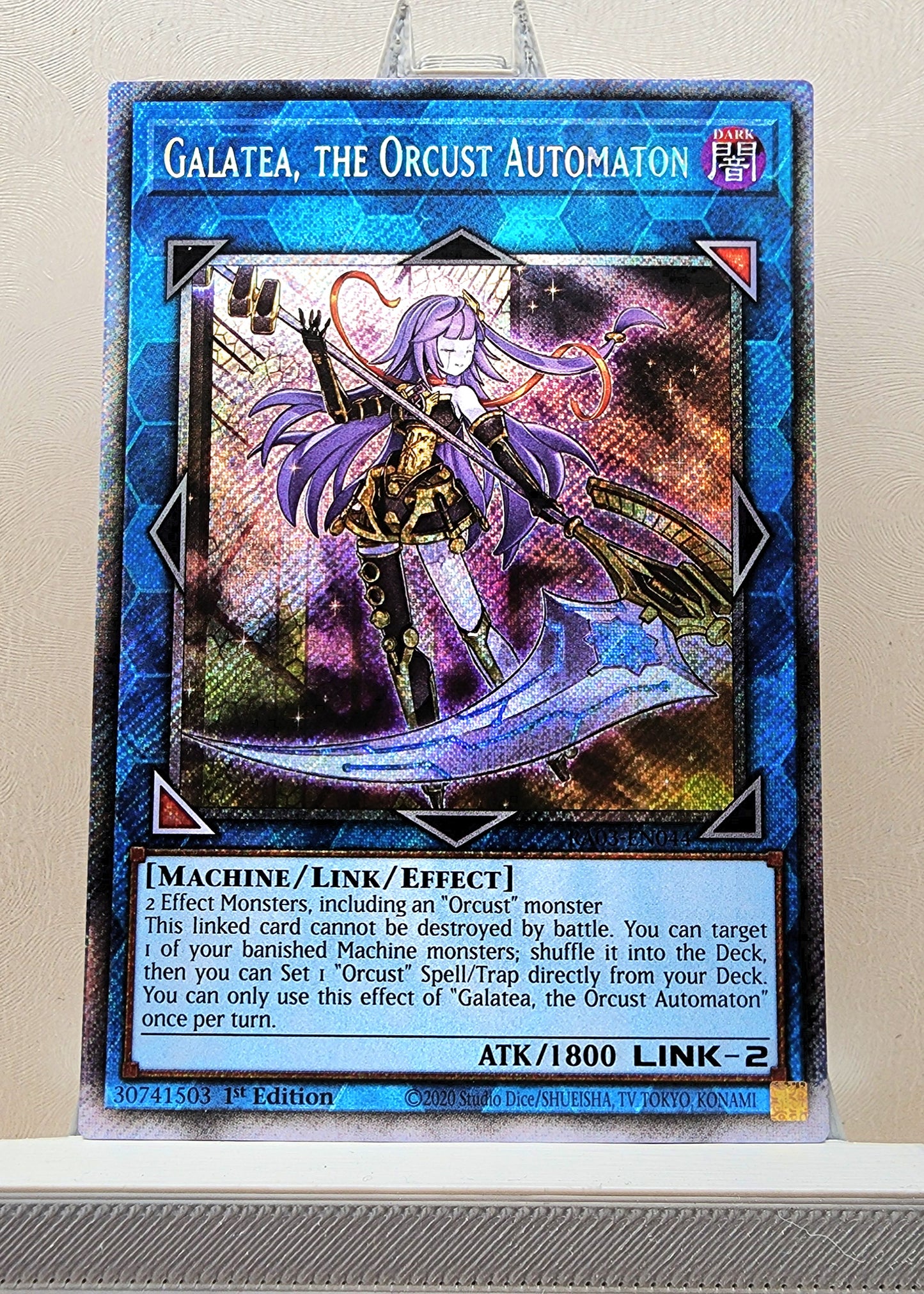 Yugioh! 1x Galatea, the Orcust Automaton (RA03 - Platinum Secret Rare) 1st Edition