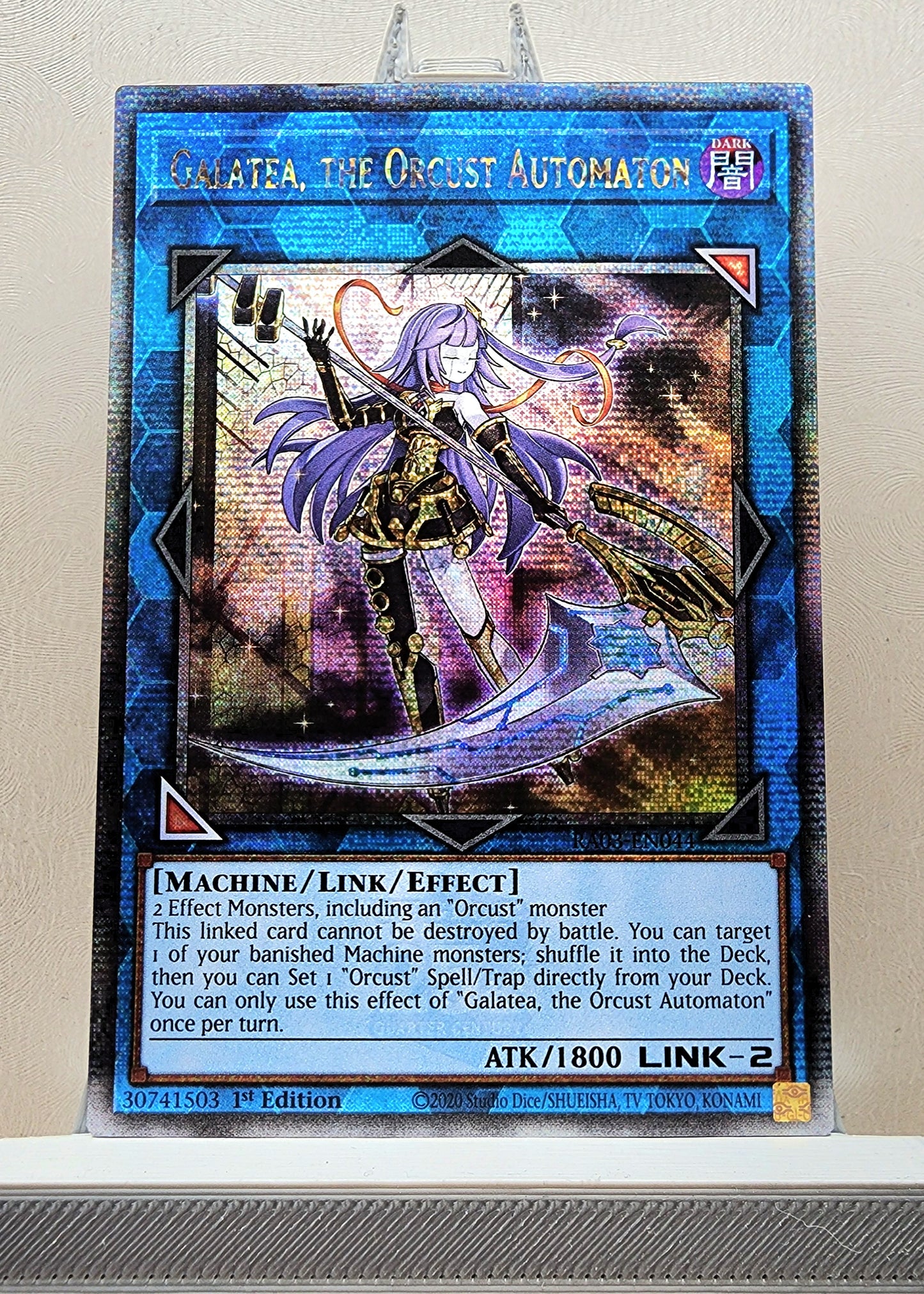 Yugioh! 1x Galatea, the Orcust Automaton (RA03 - Quarter Century Secret Rare) 1st Edition