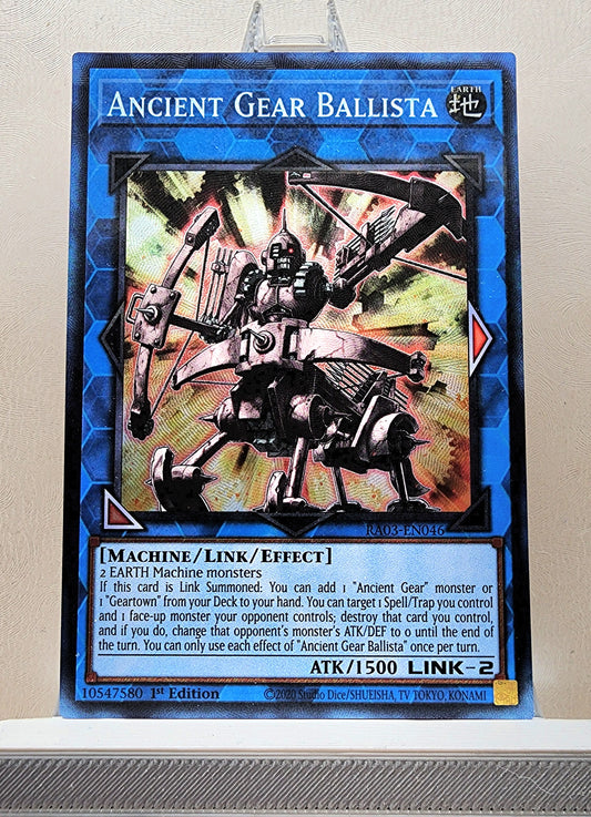 Yugioh! 1x Ancient Gear Ballista (RA03 - Prismatic Collectors Rare) 1st Edition