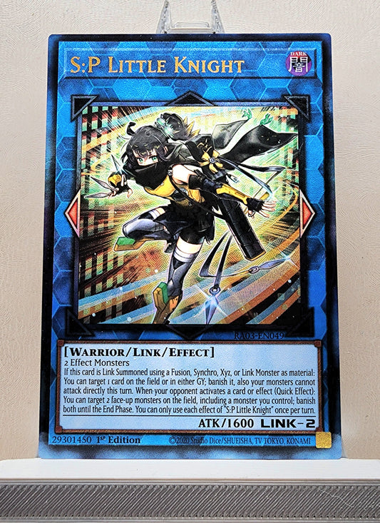 Yugioh! 1x S:P Little Knight (RA03 - Prismatic Ultimate Rare) 1st Edition