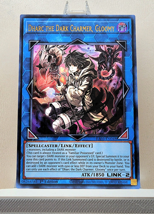 Yugioh! 1x Dharc the Dark Charmer, Gloomy (RA03 - Ultra Rare) 1st Edition