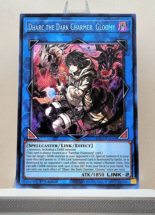 Yugioh! 1x Dharc the Dark Charmer, Gloomy (RA03 - Secret Rare) 1st Edition