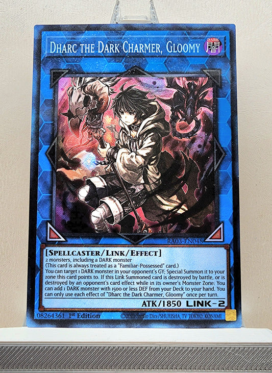 Yugioh! 1x Dharc the Dark Charmer, Gloomy (RA03 - Prismatic Collectors Rare) 1st Edition