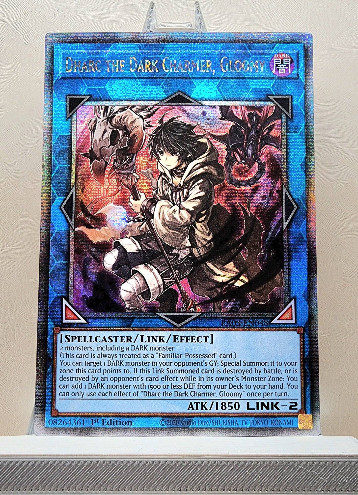 Yugioh! 1x Dharc the Dark Charmer, Gloomy (RA03 - Quarter Century Secret Rare) 1st Edition