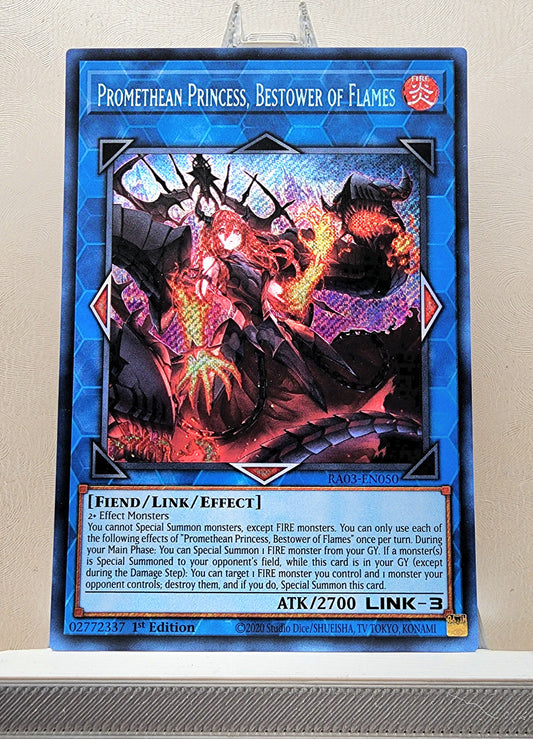 Yugioh! 1x Promethean Princess, Bestower of Flames (RA03 - Secret Rare) 1st Edition