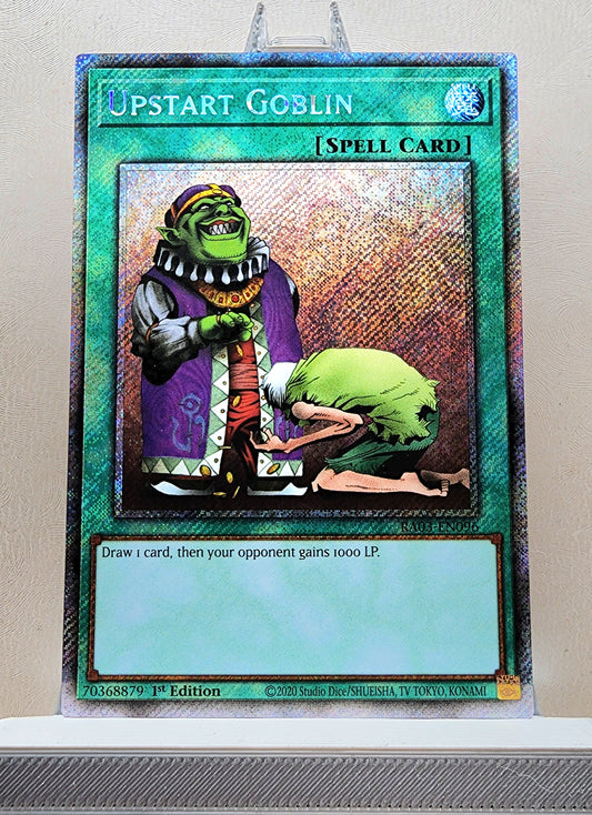 Yugioh! 1x Upstart Goblin (RA03 - Platinum Secret Rare) 1st Edition