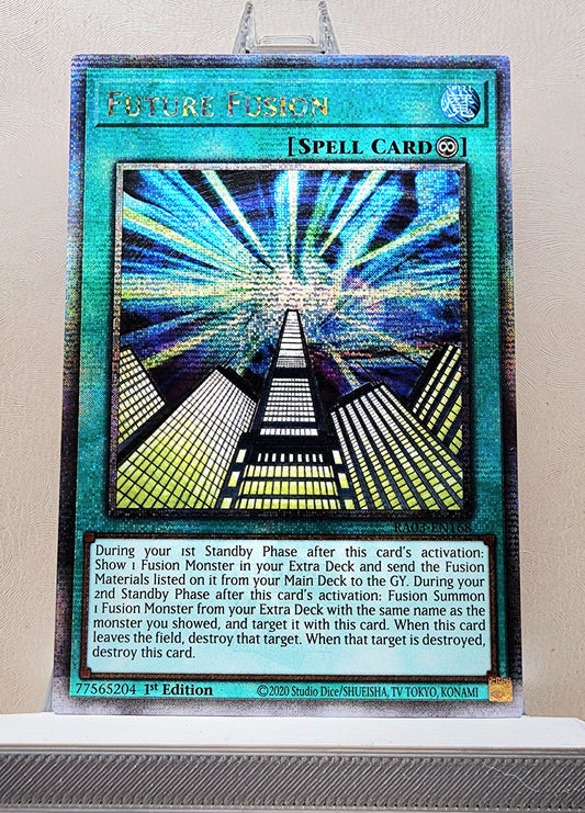 Yugioh! 1x Future Fusion (RA03 - Quarter Century Secret Rare) 1st Edition