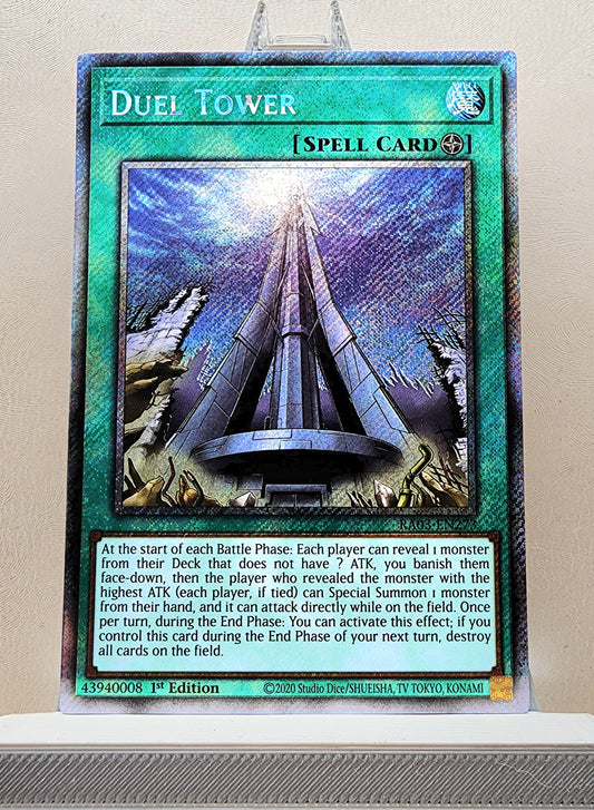 Yugioh! 1x Duel Tower (RA03 - Platinum Secret Rare) 1st Edition