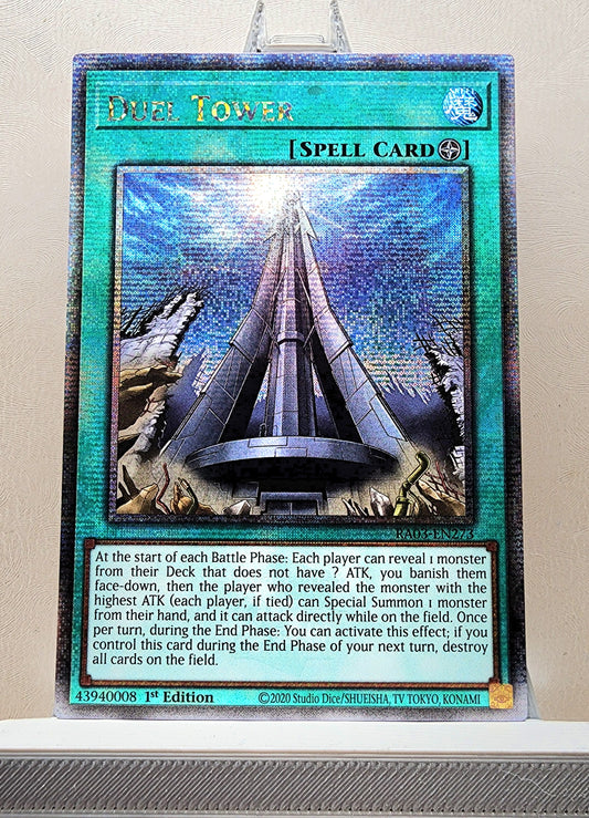 Yugioh! 1x Duel Tower (RA03 - Quarter Century Secret Rare) 1st Edition