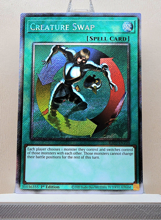 Yugioh! 1x Creature Swap (RA03 - Platinum Secret Rare) 1st Edition