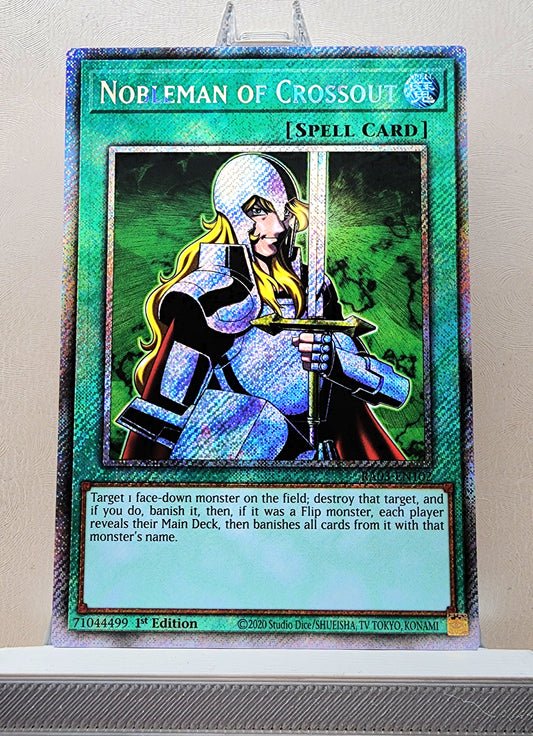 Yugioh! 1x Nobleman of Crossout (RA03 - Platinum Secret Rare) 1st Edition