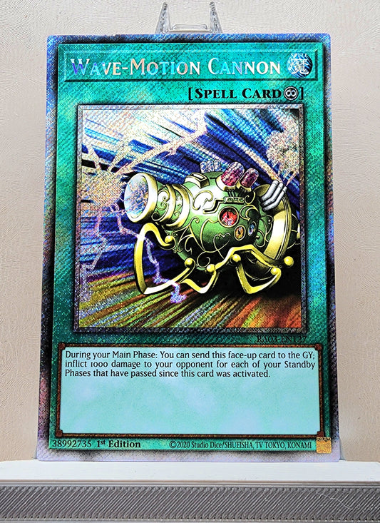 Yugioh! 1x Wave-Motion Cannon (RA03 - Platinum Secret Rare) 1st Edition