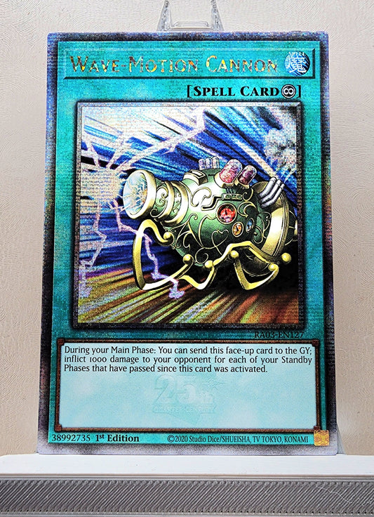 Yugioh! 1x Wave-Motion Cannon (RA03 - Quarter Century Secret Rare) 1st Edition