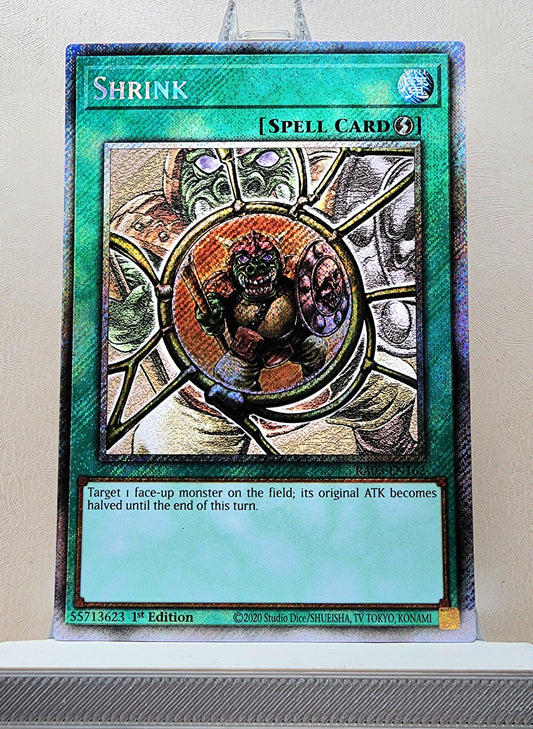 Yugioh! 1x Shrink (RA03 - Platinum Secret Rare) 1st Edition