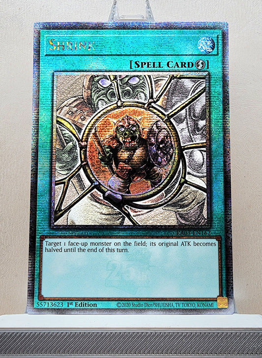 Yugioh! 1x Shrink (RA03 - Quarter Century Secret Rare) 1st Edition