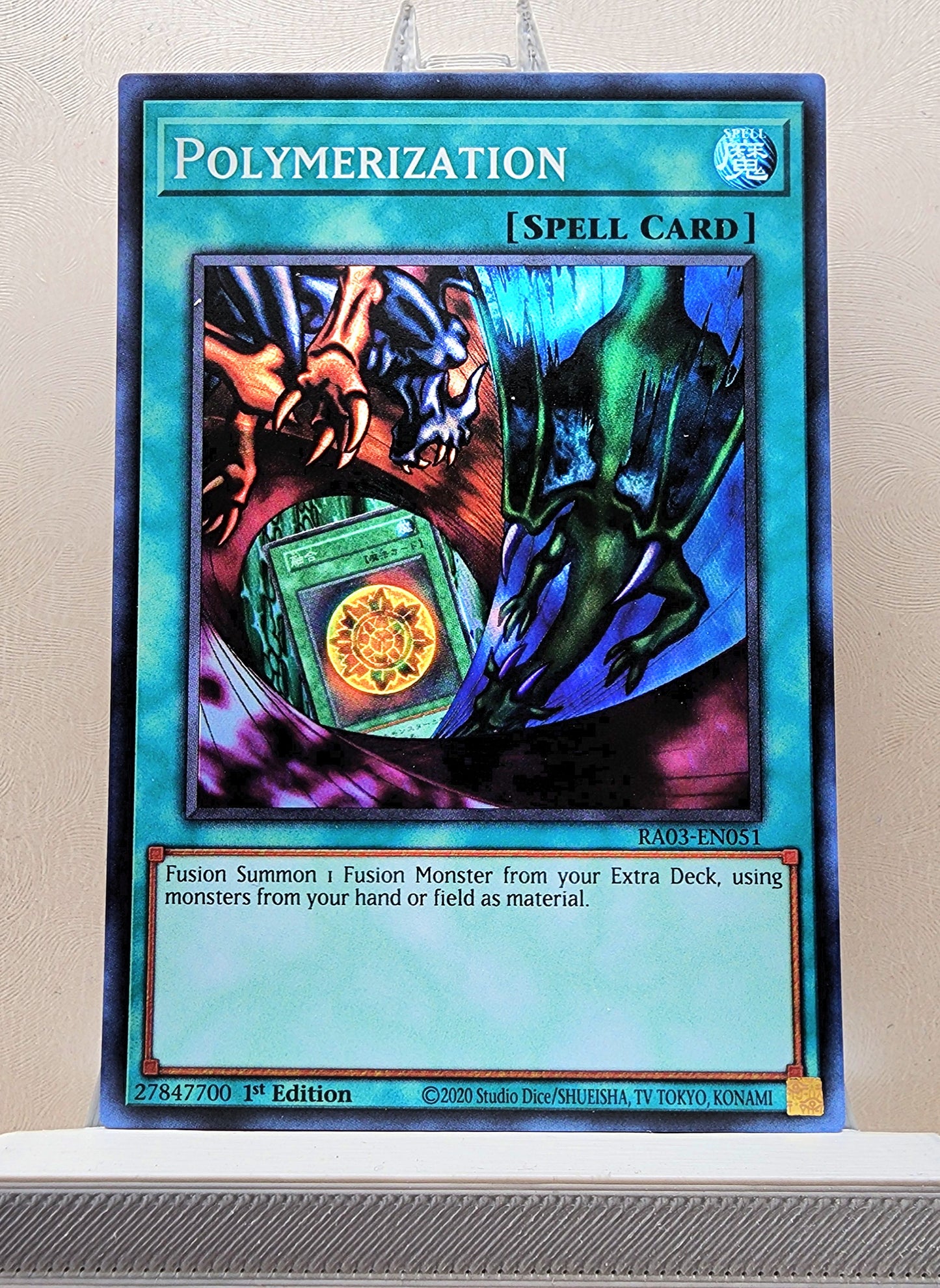 Yugioh! 1x Polymerization Alt Art (RA03 - Super Rare) 1st Edition