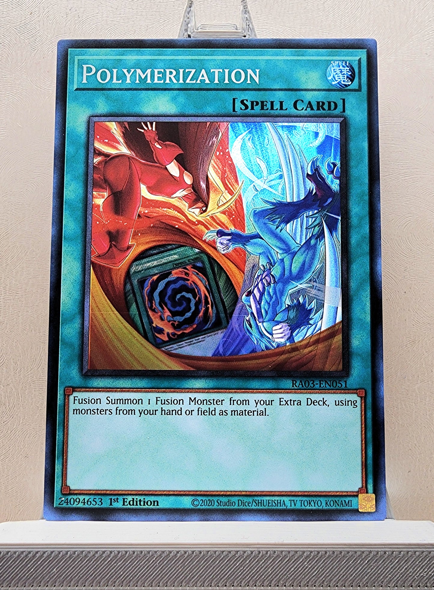 Yugioh! 1x Polymerization Hero Art (RA03 - Super Rare) 1st Edition