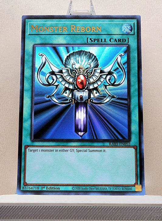 Yugioh! 1x Monster Reborn (RA03 - Ultra Rare) 1st Edition