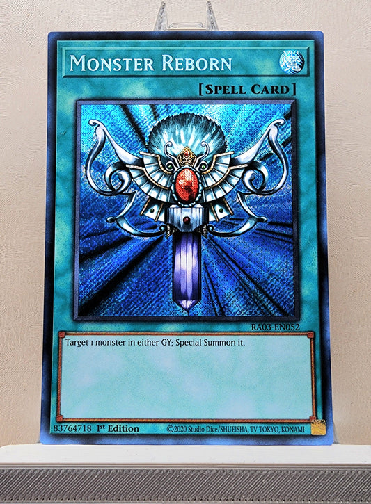 Yugioh! 1x Monster Reborn (RA03 - Secret Rare) 1st Edition