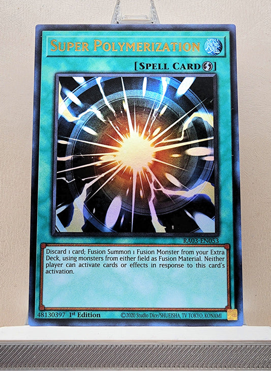 Yugioh! 1x Super Polymerization (RA03 - Ultra Rare) 1st Edition